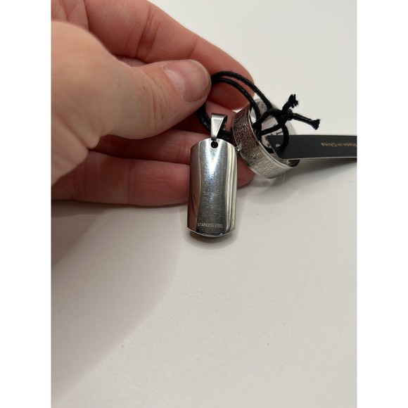 Anthony Jacobs Serenity Prayer Ring and Pendant - Picture 4 of 4